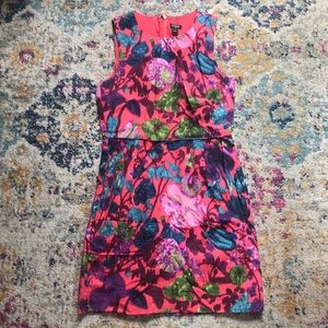 J.Crew Pink Floral Dress Size 4